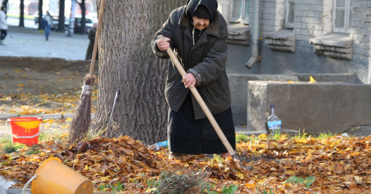 пенсионерка, фото Александры Будилки